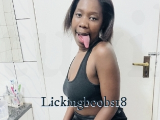 Lickingboobs18